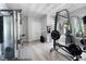 Home gym features state-of-the-art workout equipment and modern design for optimal fitness at 948 Saint Lyonn Cts, Marietta, GA 30068