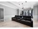 Recreation room with projector, theater seating, gym equipment and ample space for entertainment and activities at 948 Saint Lyonn Cts, Marietta, GA 30068