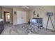 Spacious Bedroom with a gray crib, star-patterned rug, and double-door closet at 2002 Orchard Terrace, Loganville, GA 30052
