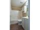Bathroom with tub and shower combo, and single sink at 4580 Darrowby Dr, Powder Springs, GA 30127