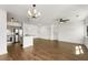 Open layout with modern kitchen, stainless steel appliances, and a spacious living area at 2230 Cheshire Bridge Ne Rd # 410, Atlanta, GA 30324
