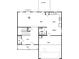First floor plan showcasing the kitchen, Gathering room, and garage at 471 Charleston Pl, Villa Rica, GA 30180