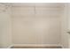 Good sized walk-in closet with wire shelving and neutral paint, ready for storage or customization at 5080 Galleon Xing, Decatur, GA 30035