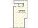 Upstairs layout of a bonus room with half bath and attic access at 1276 B Rutledge Rd, Acworth, GA 30101