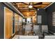 Open-concept layout with a dining area featuring a glass table and access to a kitchen at 1661 La France Ne St # 314, Atlanta, GA 30307