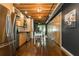 Contemporary kitchen with stainless steel appliances, light wood cabinets, and a central island with seating at 1661 La France Ne St # 314, Atlanta, GA 30307