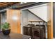 Convenient laundry room with modern washer and dryer units and a gray countertop at 1661 La France Ne St # 314, Atlanta, GA 30307
