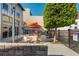 Outdoor patio with seating, barbecue grills, and a well-maintained area at 1661 La France Ne St # 314, Atlanta, GA 30307