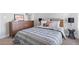 Stylish bedroom showcases modern decor, comfy bed, and eye-catching accents at 3786 Lockaby Way, Lawrenceville, GA 30044