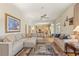 Open living area with hardwood floors, neutral tones, and comfortable furnishings flowing into other spaces at 3847 Sweet Bottom Dr, Duluth, GA 30096