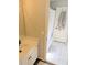 Well-lit bathroom with white vanity, shower, and ample counter space at 3655 Brisbane Dr, Marietta, GA 30062