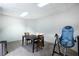 Versatile room with table and chairs; great for entertaining or hobbies at 3655 Brisbane Dr, Marietta, GA 30062