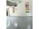 The garage has painted floors and natural light from multiple windows, creating an inviting space at 3655 Brisbane Dr, Marietta, GA 30062