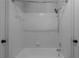 Classic shower space with updated shower head and fixtures at 3655 Brisbane Dr, Marietta, GA 30062