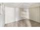 Finished basement with white paneled walls and carpeted floor at 4433 Canary Ct, Lithia Springs, GA 30122
