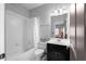 Cozy bathroom with a shower-tub combination, a sink vanity, and a toilet at 2019 Mason Mill Rd, Decatur, GA 30033