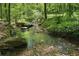Scenic creek flowing through a lush, green wooded area; a perfect spot for nature lovers at 2848 Tanner Lake Nw Trl, Marietta, GA 30064