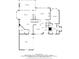 Detailed floor plan showcasing the layout of the home, including room dimensions and placement at 302 W Country Dr, Johns Creek, GA 30097