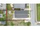Aerial view of a well-maintained property with long driveway and fenced yard at 992 Beckwith Sw St, Atlanta, GA 30314