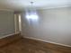 Dining room featuring hardwood floors and a chandelier at 1731 Dogwood Trl, Douglasville, GA 30134