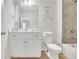 Bathroom with a tub, shower, and a single vanity with ample counter space at 7740 Nesbit Ferry Rd, Atlanta, GA 30350