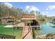 Private dock with boat lifts, perfect for lake access and water sports activities at 1525 Lockridge Dr, Cumming, GA 30041
