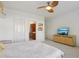 Bedroom with ceiling fan, and bright natural light at 4540 Hastings Dr, Cumming, GA 30041
