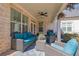 Relaxing back porch with stylish furniture and a cozy atmosphere at 812 Newsome Nw Aly, Marietta, GA 30064