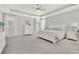 Bright bedroom with white trim, tray ceilings, and plush carpet at 812 Newsome Nw Aly, Marietta, GA 30064