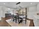 Spacious dining area featuring a decorative chandelier and neutral paint at 812 Newsome Nw Aly, Marietta, GA 30064