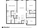 Detailed floor plan showcasing the layout of the home, including bedrooms, living room, and bathrooms at 821 Ralph Mcgill Ne Blvd # 2210, Atlanta, GA 30306