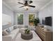 Relaxing living area with large windows and modern decor at 821 Ralph Mcgill Ne Blvd # 2210, Atlanta, GA 30306