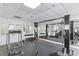 Community gym featuring treadmills, weights and exercise equipment with mirrored walls at 2479 Peachtree Ne Rd # 1606, Atlanta, GA 30305