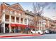 Charming street view featuring retail and restaurants in a vibrant commercial district at 2130 Monhegan Se Way # 11, Smyrna, GA 30080