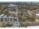 Panoramic aerial view showcases a street with mixed residential and commercial buildings, dotted with trees and roads at 20 Screven Ne St, Atlanta, GA 30307