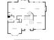 A detailed layout of the first floor of the home showing the Kitchen, Living Room, and Billiard Room at 1421 Briarcliff Dr, Woodstock, GA 30189