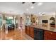 A spacious eat-in kitchen with modern amenities and lots of natural light at 3951 Lorien Nw Way, Kennesaw, GA 30152
