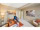 Bedroom features a closet, a neutral color palette, and a cozy chair at 145 15Th Ne St # 204, Atlanta, GA 30309