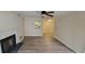 Open living room with modern ceiling fan and a view to the kitchen at 1701 Augusta Se Dr # 1701, Marietta, GA 30067