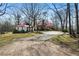 Charming home with its red roof is complemented by mature trees, lawns, and a long, secluded driveway at 680 Milligan Creek Rd, Roopville, GA 30170