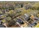 An aerial view of the home showcasing its location in a quiet residential neighborhood at 936 Byron Sw Dr, Atlanta, GA 30310