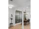 Stylish dining area with modern lighting, seating for four, and an inviting ambiance at 112 Rosaire Nw Pl, Atlanta, GA 30327