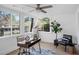 Bright office space with a large window and modern furnishings at 112 Rosaire Nw Pl, Atlanta, GA 30327