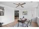 Bright office space features a view of the dining room at 112 Rosaire Nw Pl, Atlanta, GA 30327