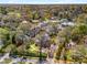Aerial view of a neighborhood featuring tree-lined streets and various styles of homes at 1087 High Point Ne Dr, Atlanta, GA 30306