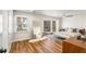 A bright and airy main bedroom with bay windows and modern furnishings at 1087 High Point Ne Dr, Atlanta, GA 30306