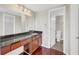 Elegant bathroom with a vanity and a separate toilet room at 275 13Th Ne St # 903, Atlanta, GA 30309