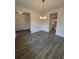 Traditional dining room with chandelier and decorative trim work at 376 Waterbluff Dr, Mableton, GA 30126