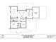 Explore this home's basement floor plan, featuring a recreation room, media space, bedroom, and unfinished storage at 610 River Chase Rdg, Sandy Springs, GA 30328