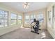 Bright sunroom with large windows providing natural light and a workout machine at 2265 E Lake Ne Rd, Atlanta, GA 30307